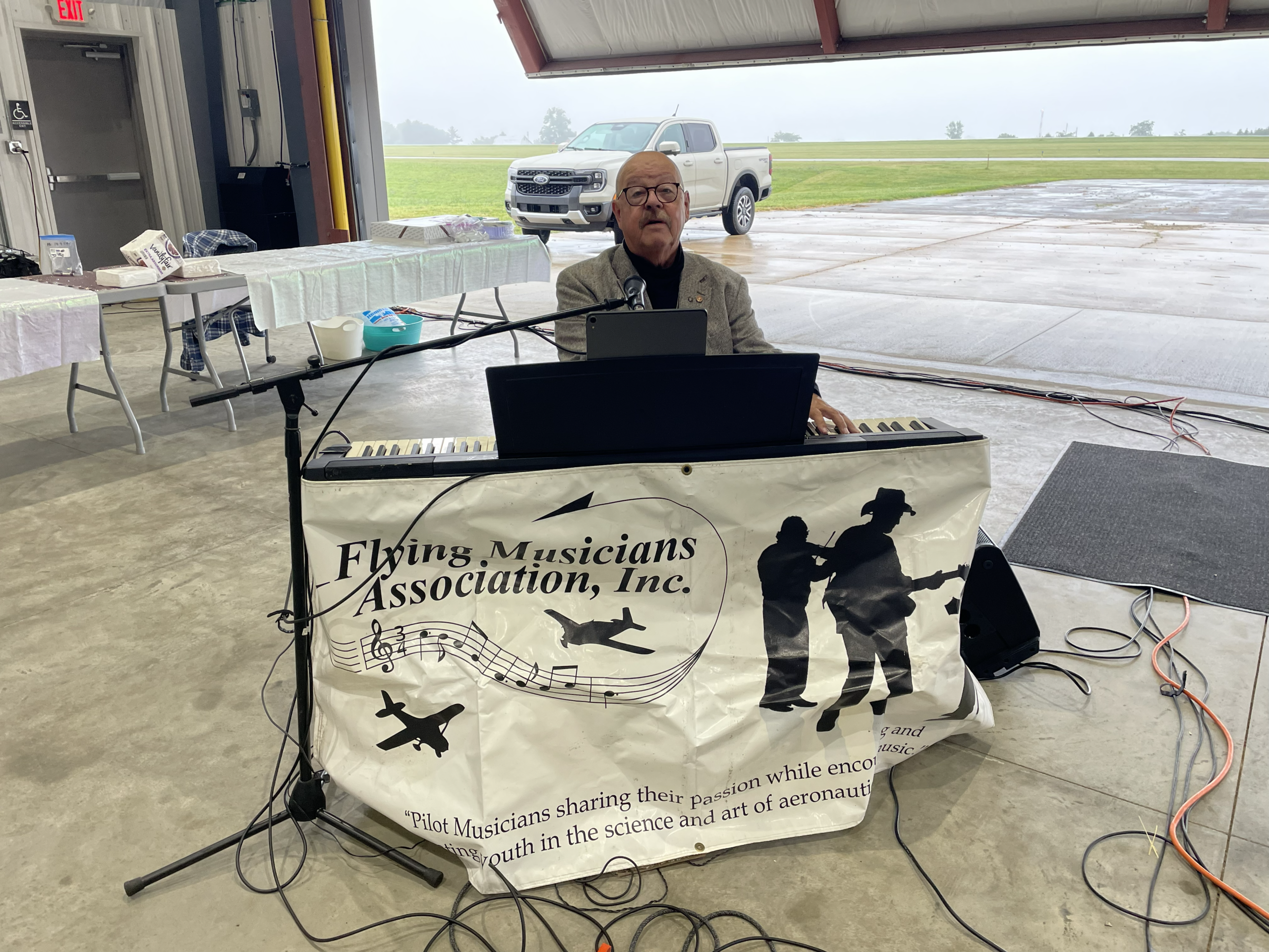 John Vining at Knox County Airport